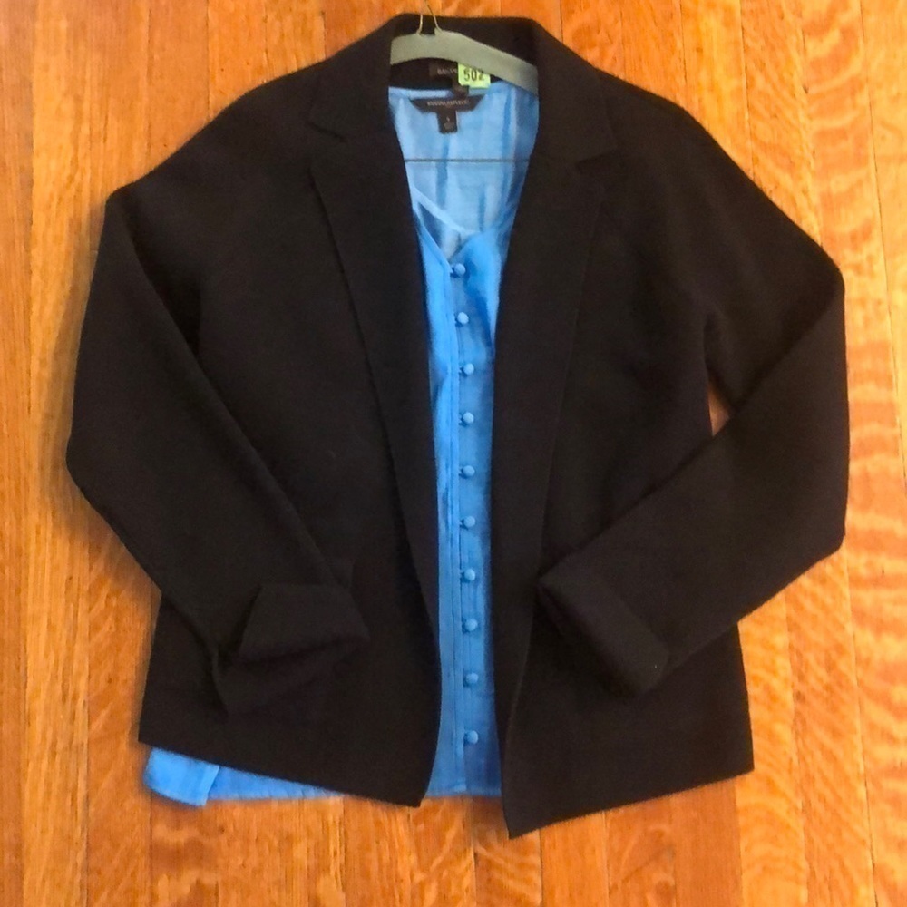 SOLD together: Banana Republic blouse and jacket.